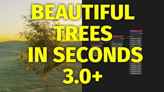 Create Realistic Trees With Mtree Rework Blender 3.0+ (Fix)
