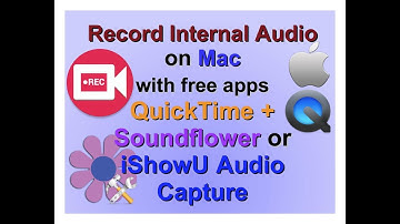 Recording internal audio on Mac with free Apps - QuickTime + Soundflower or iShowU Audio Capture)