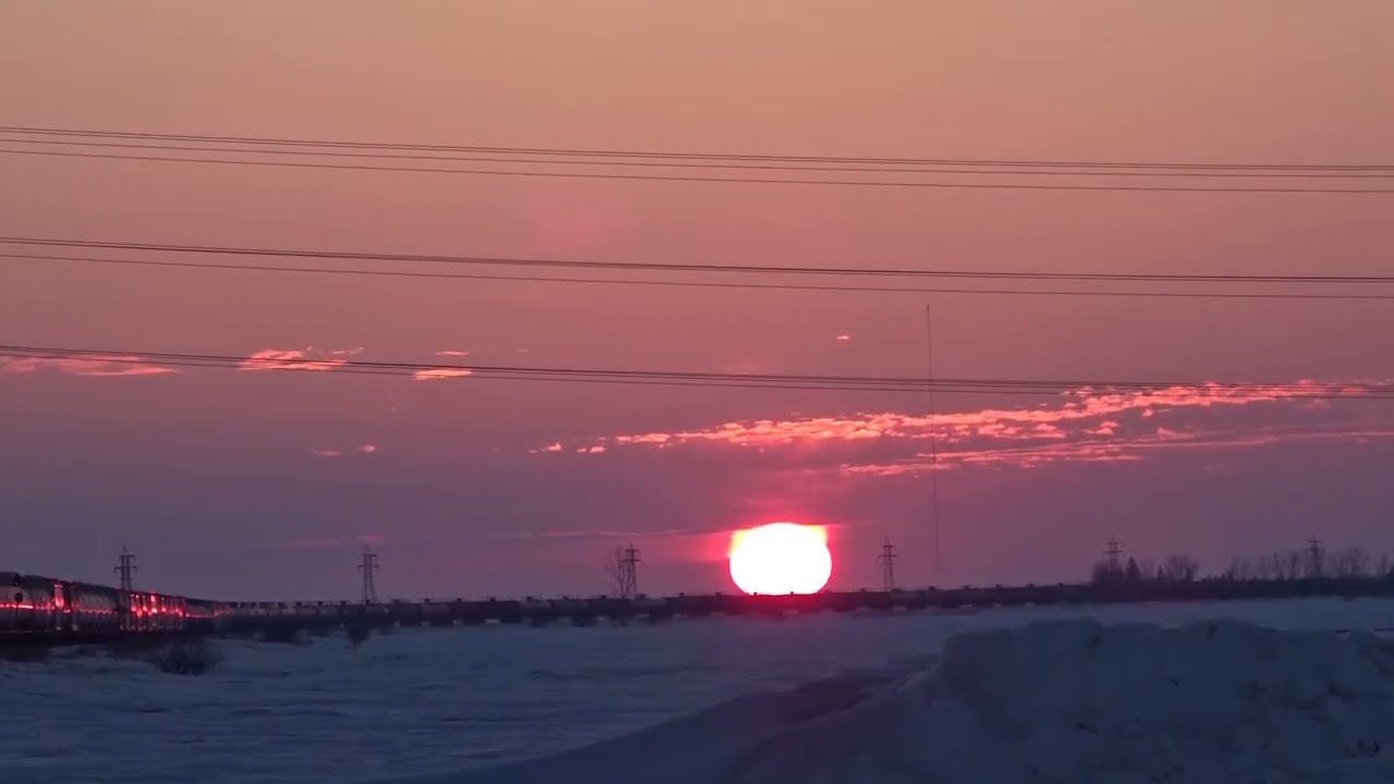 Evening Action On The CN Rivers Sub At Diamond, MB + CCGX 4004! (3/18/19)
