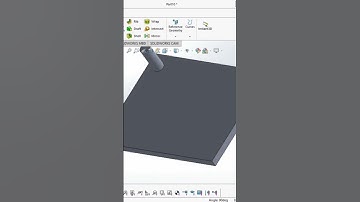 Linear pattern in SOLIDWORKS Tutorial #practice #solidworks #shorts