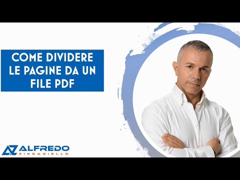 Come dividere le pagine da un PDF