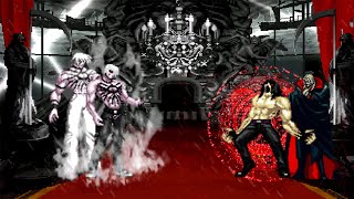 [KOF MUGEN] Abyss Orochi Iori VS Drakyola(NEW AI)