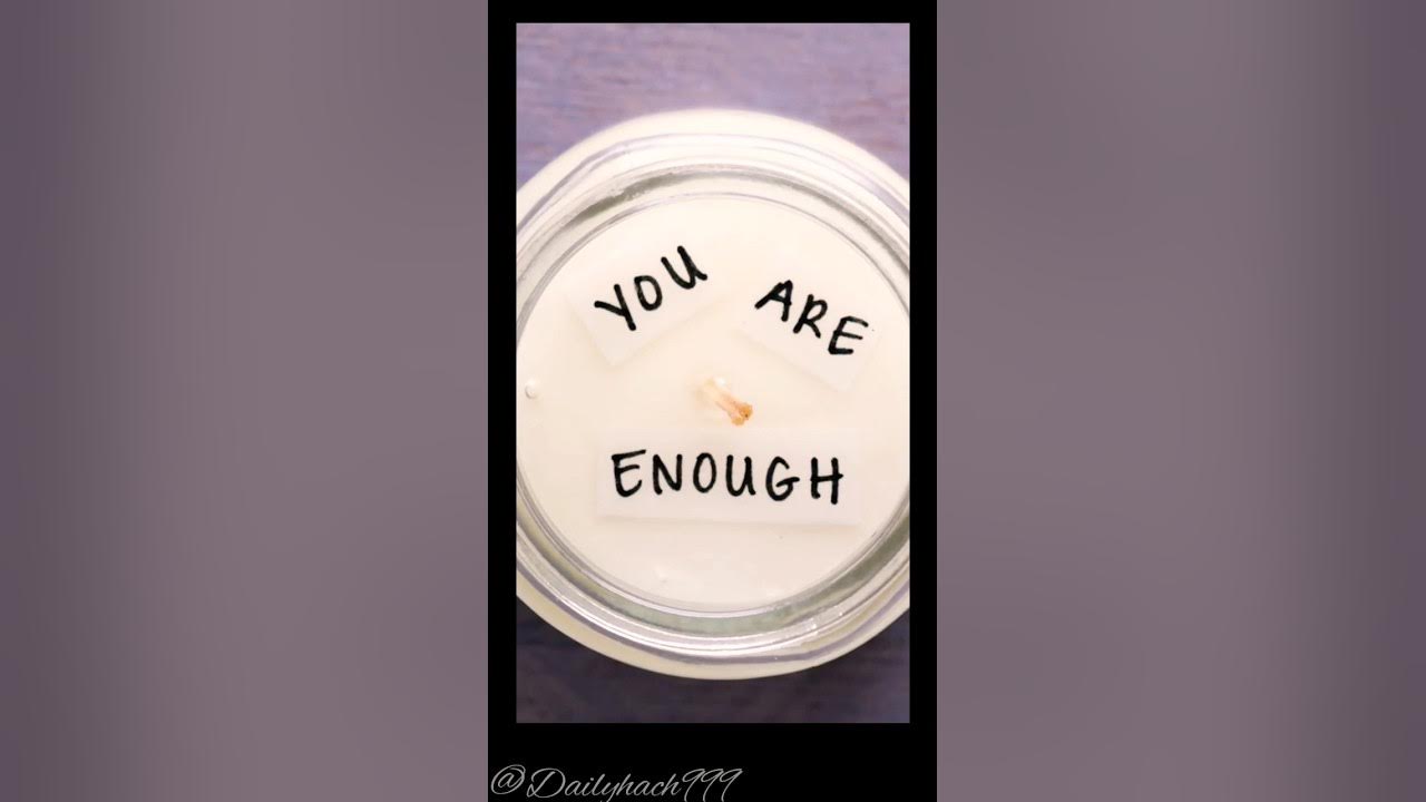 Light up someone's day by gifting them a candle with a secret message.