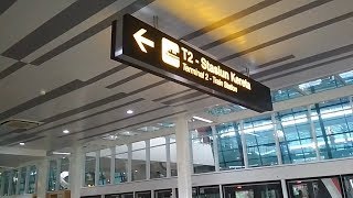 Terminal 2 (T2) to T3 by Skytrain at Soekarno-Hatta (CGK), the International Airport of Jakarta