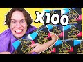 Opening 100 pokemon crown zenith booster packs