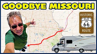 The End of Route 66 Missouri! Waterfalls, Ghost Towns & Courthouse Views 💦🏛️
