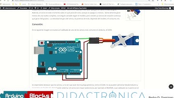 Servos en Arduinoblocks. Programación por bloques para Arduino