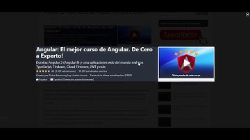 Angular: El mejor curso de Angular. De Cero a Experto!