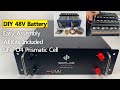 DIY Solar Energy Storage Battery | Easy Assemble 48V LiFePO4 Module | All Kits Included