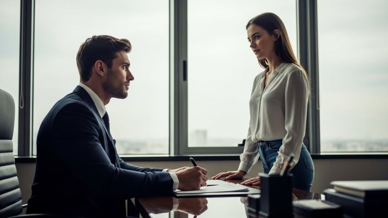 El jefe multimillonario firmaba el divorcio hasta que ella dijo: “Hay algo que debes saber”