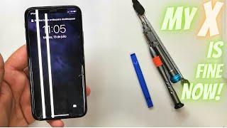 iphone X white line repair || iphone X Screen Replacement || iphone x LCD/Display Repair - How to