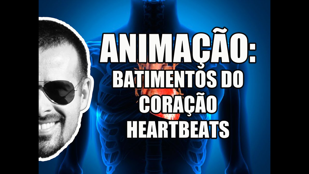 Batimentos Cardíacos (animação) / Heartbeats (animation) - Sistema Cardiovascular: VideoAula 064