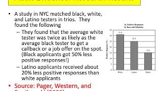 Ch  10b Experimental Evidende  Audit Studies Annotated Information