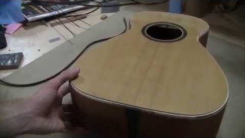 Building a House Guitar - Binding Part 2
