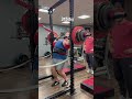 Axle-bar press 300 &amp; 315lbs #overheadpress #strongman #shorts #shortsfeed #strong #weightlifting