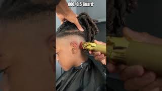 Step by Step tutorial : High Bald Fade w/ dread locs …. #fyp  #barber #haircutformen #hairtutorial