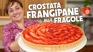 STRAWBERRY FRANGIPANE TART Easy Recipe  Homemade by Benedetta