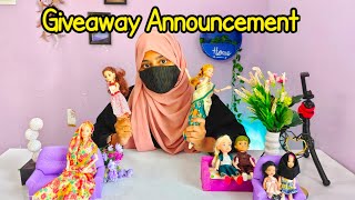 Giveaway Announcement 😍/Barbie show tamil