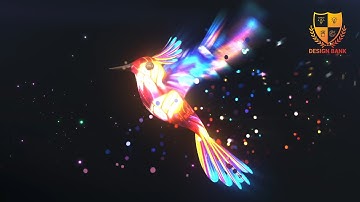 ID #1507 - Magical Bird Logo Animation Intro Reveal - Design Bank Logo Animation