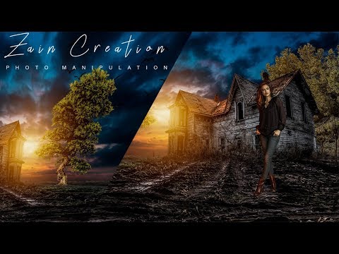 Photoshop Tutorials Fantasy Photo Manipulation Alone Girl In Night Zain Creation