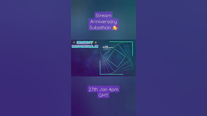 Opal's 2 Year Streamiversary Twitch Subathon Promo