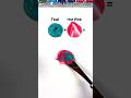 Teal + Hot Pink = ? #colormixing #paintmixing