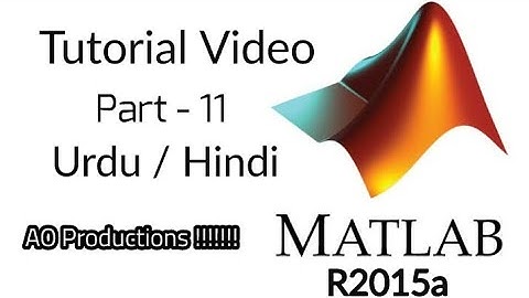Matlab Tutorial Videos | Part-11 | Urdu/Hindi | R2015a | 3D Plotting , Surf , Mesh , Contour | AO ✌️