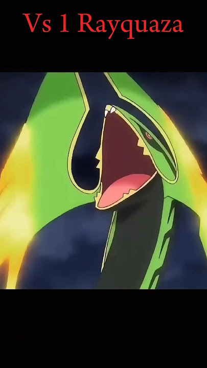 Rayquaza VS All Legendaries | 1 Mythical 1 | Rayquaza - Passo Bem Solto (Slowed) #rayquaza #pokemon