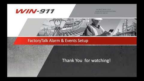 FactoryTalk Alarms and Events Quick Start
