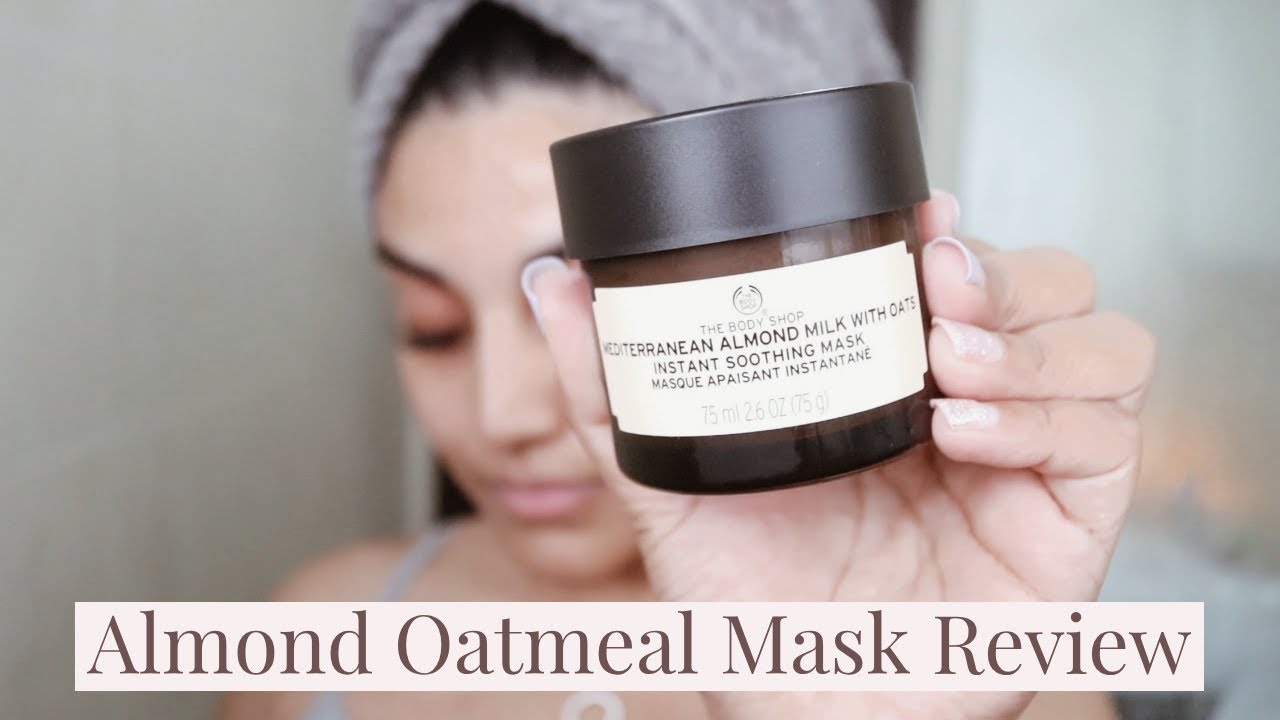 The Body Shop: Mediterranean Almond Milk with Mask Review | Suitable for Sensitive/Dry - YouTube