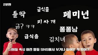 [발표,2분만] 인터넷 혐오표현, 익명 커뮤니티, SNS