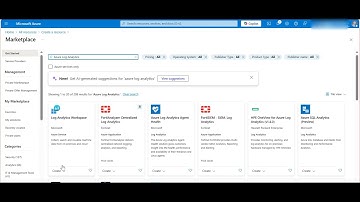 Creating Log Analytics Workspace in Azure