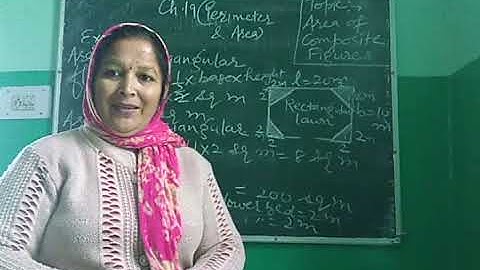 Class 7,Maths, Chapter 19 Perimeter & Area