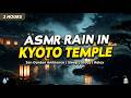 ASMR Japan Rain 🌧️ 3 Hours Peaceful Zen Temple Ambience for Deep Relaxation