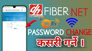 DishHome Wifi Password Changr Kasari Garnya||How to Change Dishhome Fiber Net WIFI Password Change..