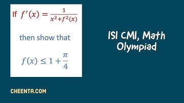 Learn about Fundamental Theorem of Calculus - ISI CMI Entrance - TOMATO Subj 144