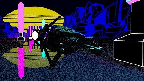 Advanced Animation - Assignment 3 - Retrowave Bike Scene