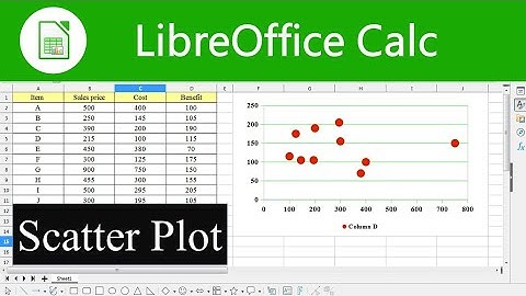 How to make scatter Plot in Libreoffice calc