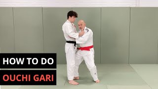 How to do Ouchi Gari (Major Inner reap) for Judo / BJJ