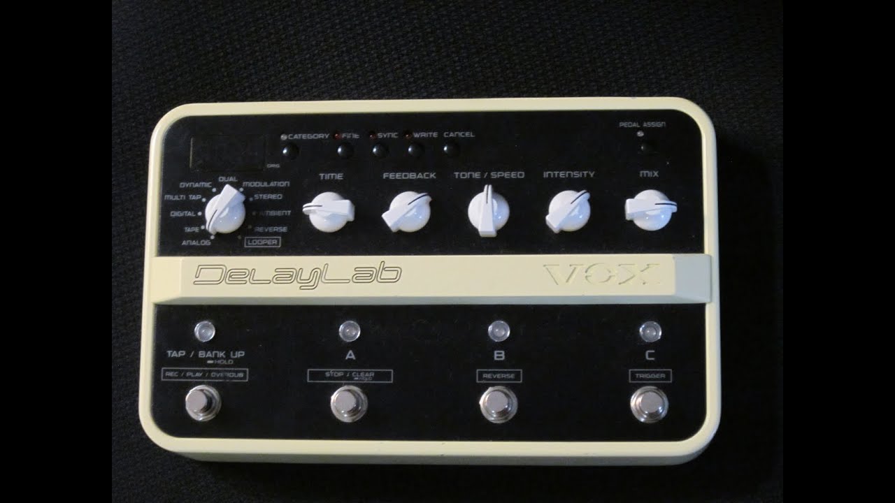 VOX DELAYLAB - My custom presets - YouTube