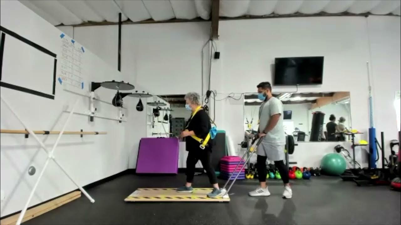 Slip Trip Reactive Balance Training Forward and Backward Steps YouTube