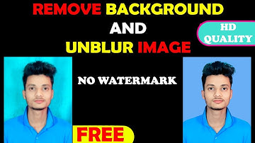 How To Remove Photo Background And Unblur Image || PicWish Background Remover || Studio Archana