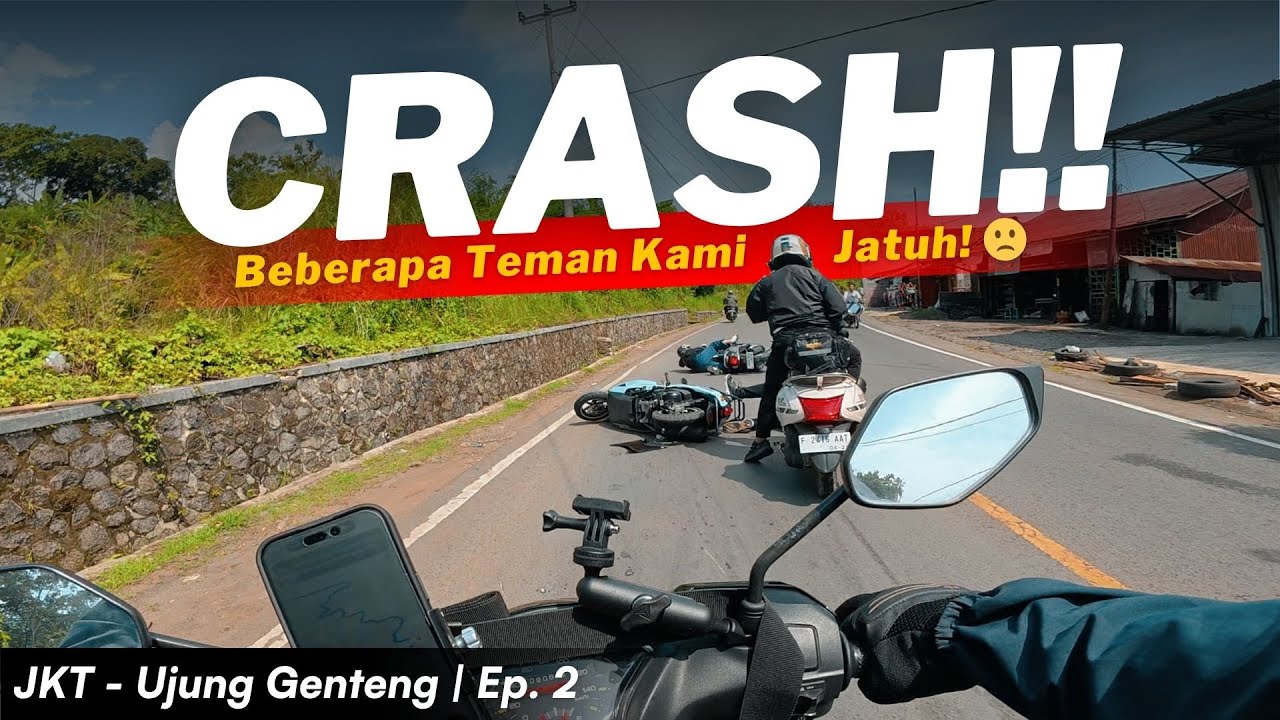Teman Kami Jatuh ‼️ Apakah Bisa Lanjut?? 🥹 Ep. 2 TOURING PERDANA