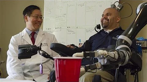 Brain Implant Allows Paralyzed Man to Take a Drink