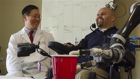 Brain Implant Allows Paralyzed Man to Take a Drink
