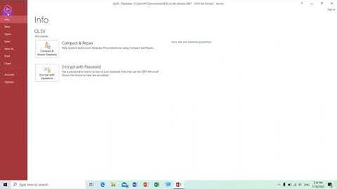 Bài 1: Giới thiệu Microsoft Access 2016 | Databases