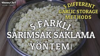 5 Different Garlic Storage Methods Garlic will not spoil in winter Garlic storage method