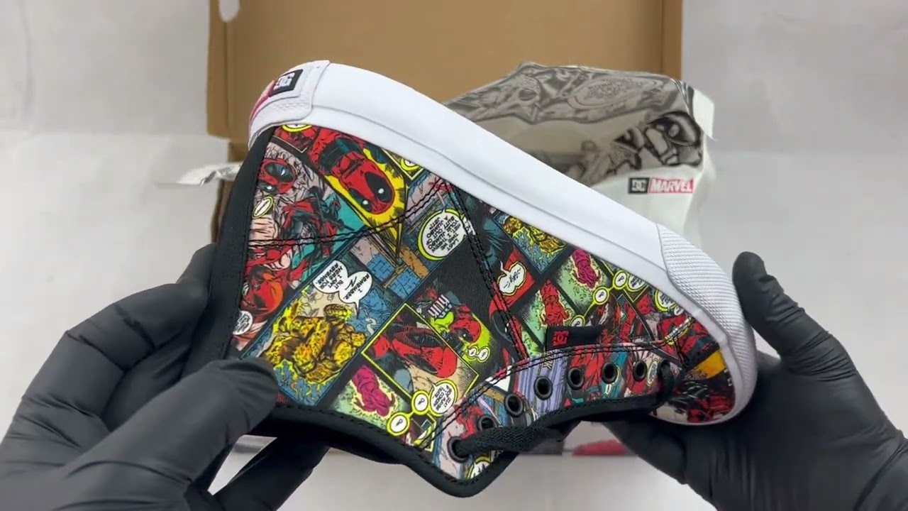 DC Basquiat Manual Hi Shoe Multi - YouTube