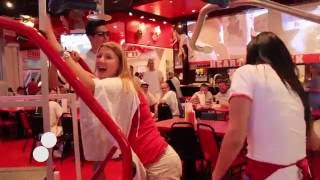 European Pongers at Heart Attack Grill
