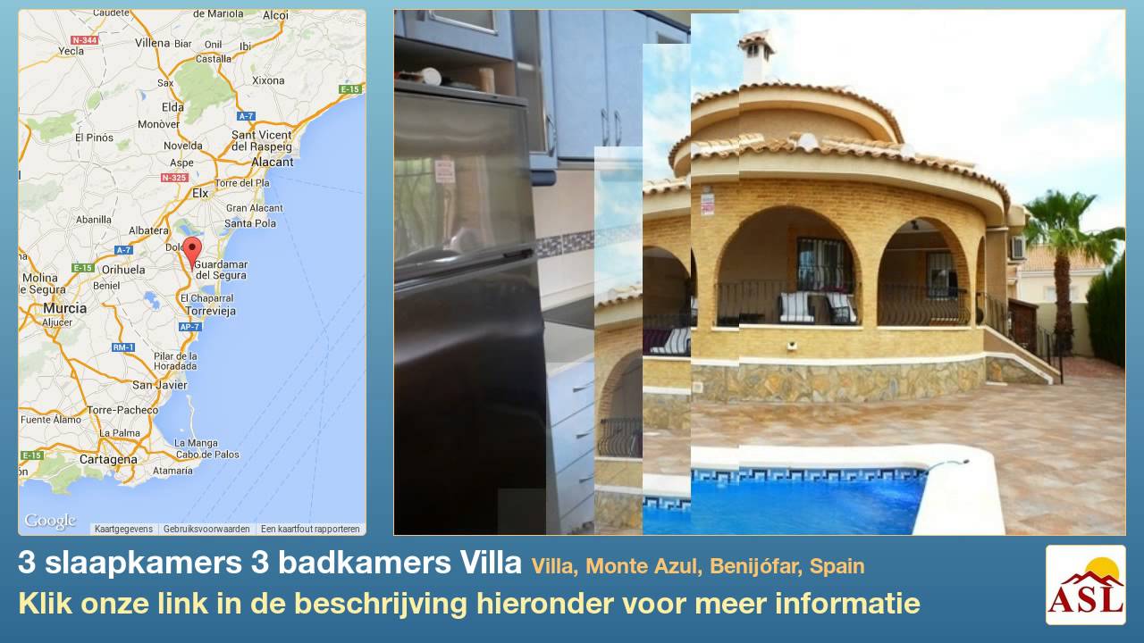 3 slaapkamers 3 badkamers Villa te Koop in Villa, Monte Azul, Benijófar